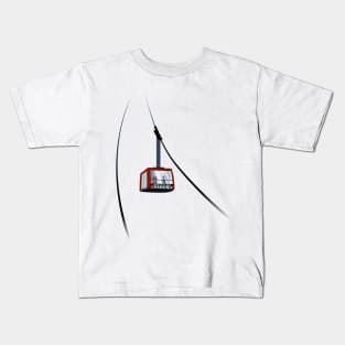 Chamonix Aiguille du Midi cable car Kids T-Shirt